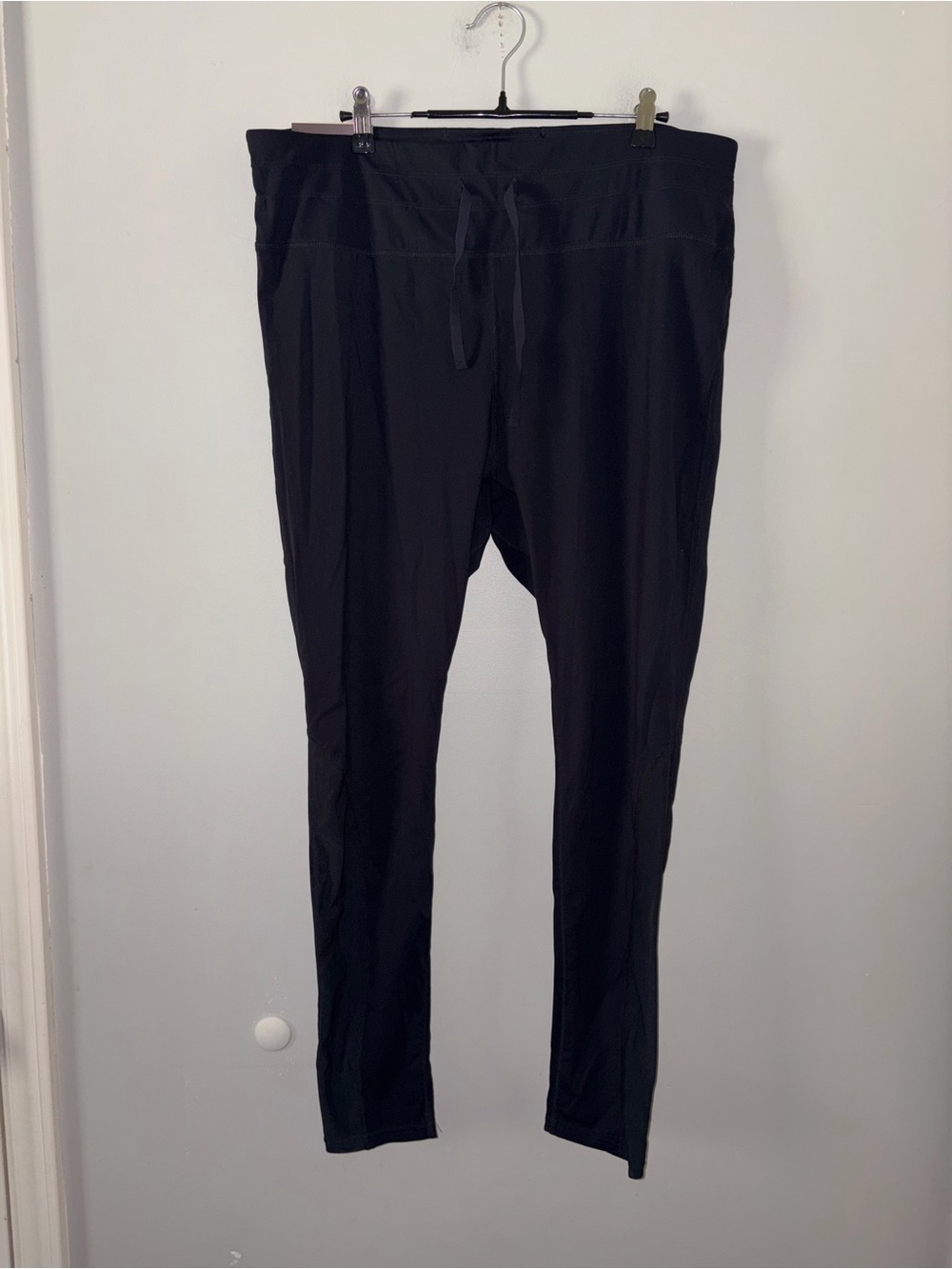 Crane Premium Fitness Tights Leggings Black Activewear Women’s XL NWT